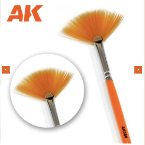 FAN SHAPE WEATHERING BRUSH ak580